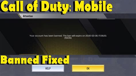 wrongly banned, Ban Appeal for COD Mobile. Ban Appeal. So I decided to get cod mobile again after a few years and connected my ps4 controller via Bluetooth, I played one or 2 games fine but mid 3rd or 4th game, I got kicked out with the message saying "Your game data is abnormal, check your game environment (15035)", so I looked it up and saw ...